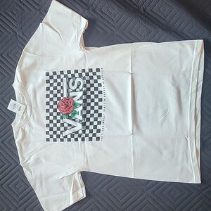 Vans Kids White Graphic T-Shirt